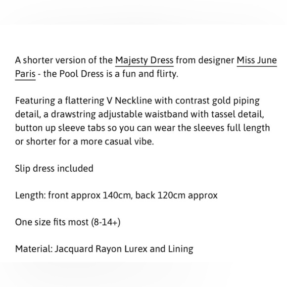 Miss June Paris Pool Dress in Cobalt Blue OS - Picture 4 of 13